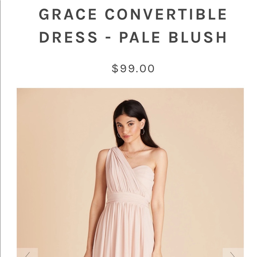 Birdy Grey Grace Convertible Bridesmaid Dress - Pale Blush